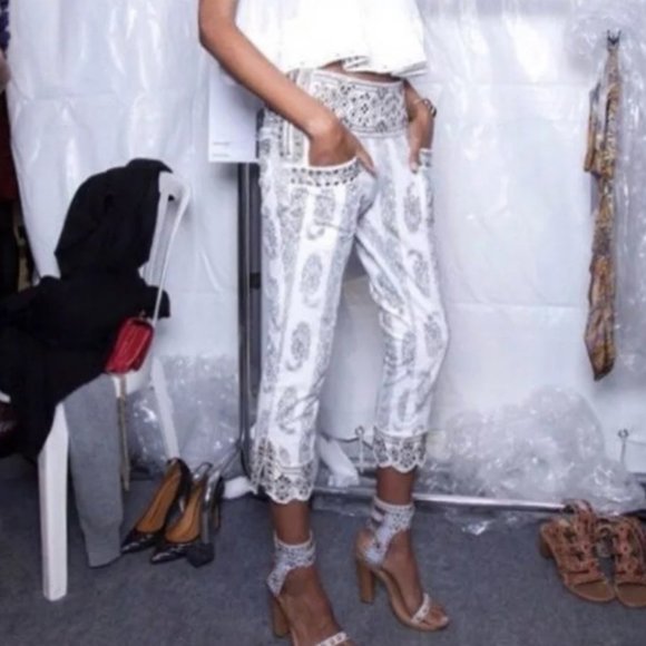 Isabel Marant Studded Cropped Pants - Picture 1 of 5